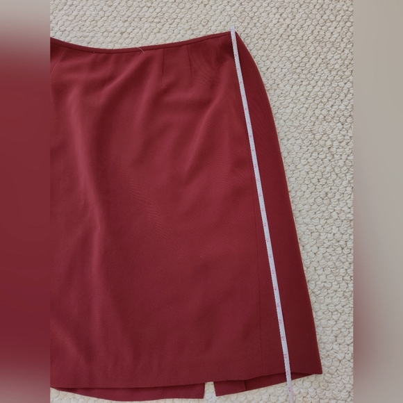 NWOT Burgundy Skirt - Picture 7 of 7